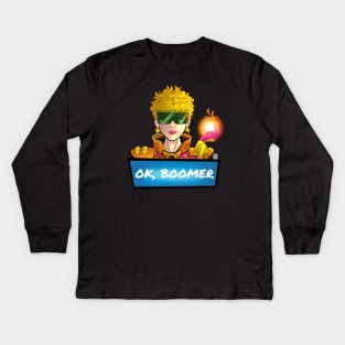 Ok Boomer Kids Long Sleeve T-Shirt